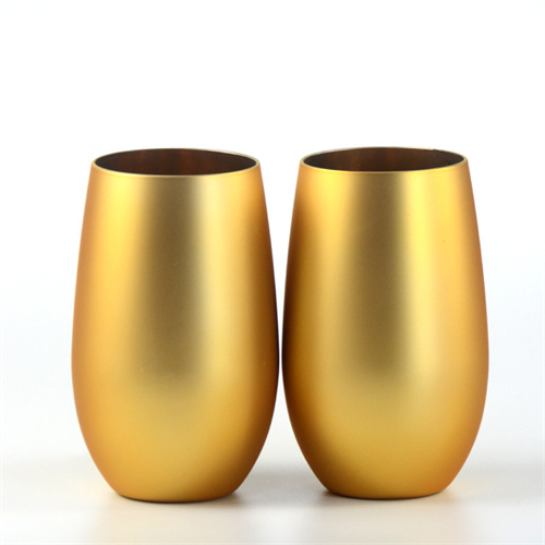 鍍金塑料紅酒杯